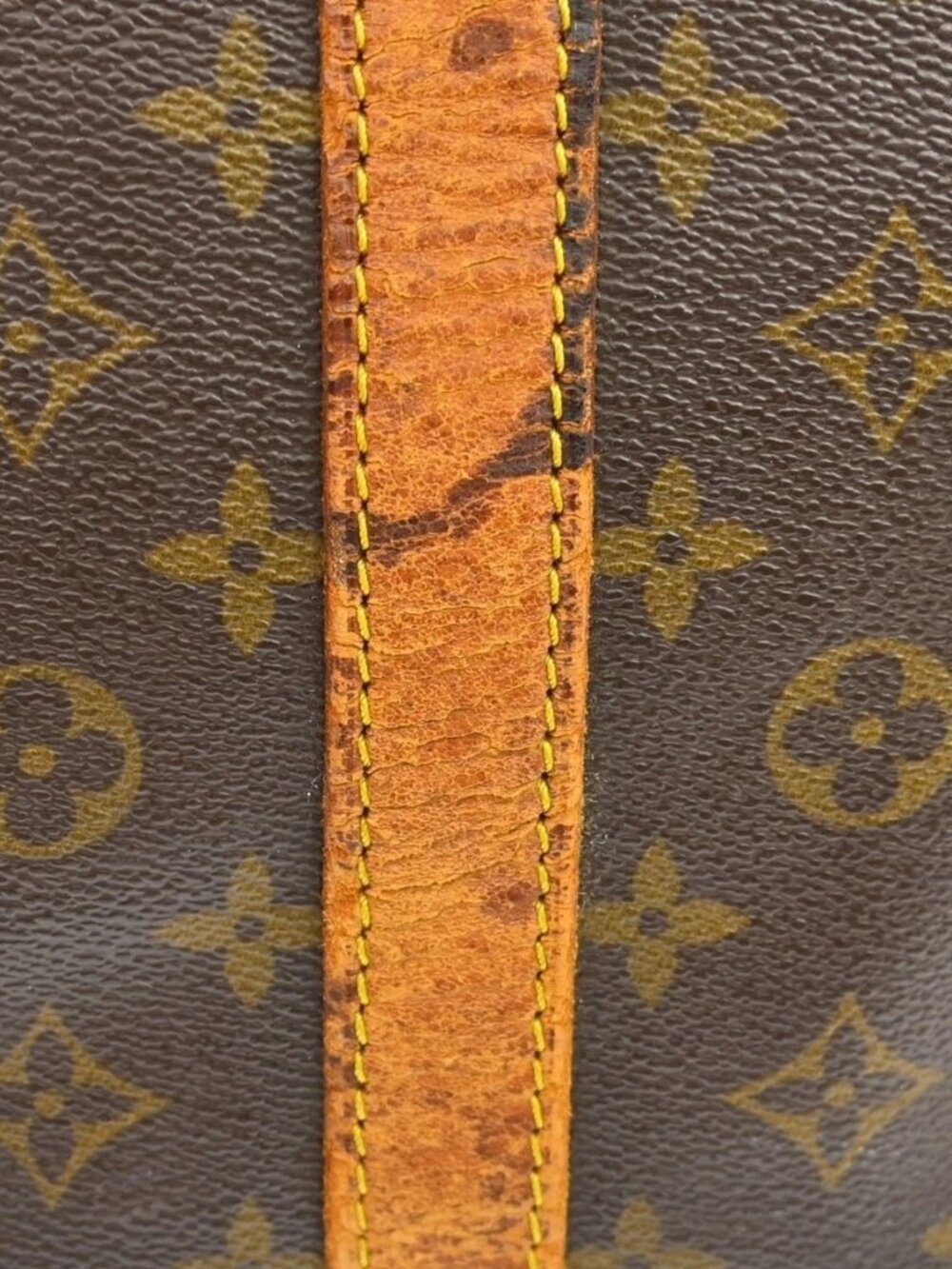 LOUIS VUITTON MONOGRAM KEEPALL BANDOULIERE 60 BAG - Picture 12 of 16